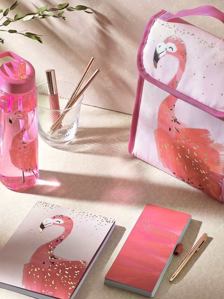 Pink Flamingo Water Bottle - Image 2 of 3 Pink Flamingo Water Bottle - Image 2 of 3