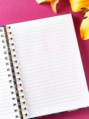 Navy Tropical Floral A5 Notebook - Image 3 of 4