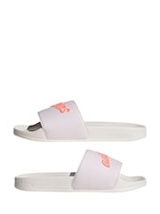 adidas Pink Sportswear Adilette Shower Sliders - Image 3 of 8