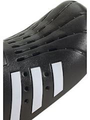 adidas Black Adilette Clogs - Image 7 of 8