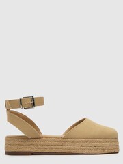 Schuh Lily Natural Espadrille Flats - Image 1 of 4