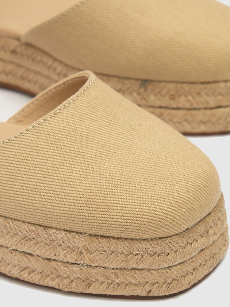 Schuh Lily Natural Espadrille Flats - Image 4 of 4