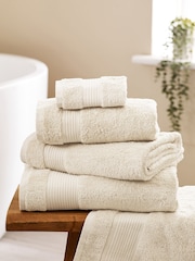 Natural Ecru Egyptian Cotton Towel - Image 1 of 6