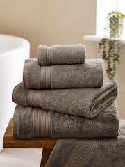 Natural Dark Egyptian Cotton Towel - Image 1 of 6