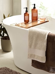 Natural Dark Egyptian Cotton Towel - Image 6 of 6