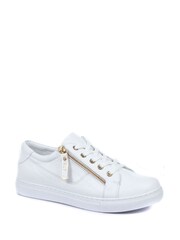 Jones Bootmaker Leather Lace-Up Trainers - Image 4 of 6