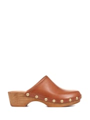 Jones Bootmaker Bronx Ladies Leather Clogs - Image 1 of 5