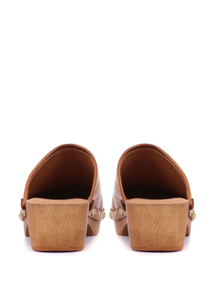 Jones Bootmaker Bronx Ladies Leather Clogs - Image 2 of 5