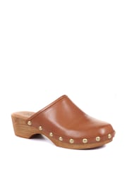 Jones Bootmaker Bronx Ladies Leather Clogs - Image 3 of 5