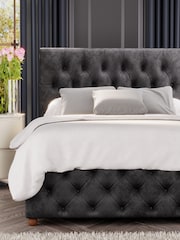 Laurence Llewelyn-Bowen Black Luna End Lift Ottoman Storage Bed - Image 4 of 5