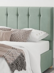 Aspire Furniture Duck Egg Blue Hepburn End Lift Ottoman Storage Bed - Image 4 of 6