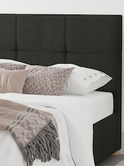 Aspire Furniture Charcoal Grey Caine End Lift Ottoman Storage Bed - Image 4 of 5