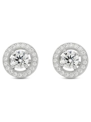 Beaverbrooks Sterling Silver Cubic Zirconia Stud Earrings - Image 1 of 4