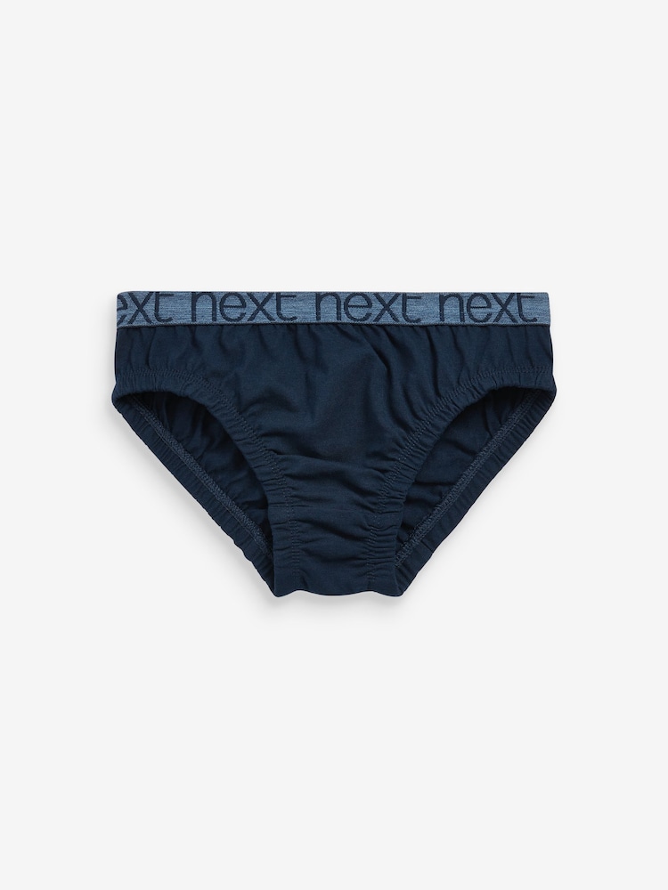 Blue Jacquard Briefs 5 Pack (1.5-16yrs) - Image 2 of 7
