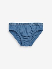 Blue Jacquard Briefs 5 Pack (1.5-16yrs) - Image 4 of 7