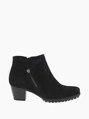 Gabor Olivetti Black Nubuck Oil Ankle Boots - Image 1 of 5