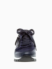 Gabor Blue Willett Marine Suede Trainers - Image 4 of 5