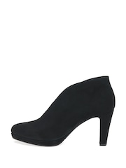 Gabor Amien Black Suede Ankle Shoes - Image 3 of 5