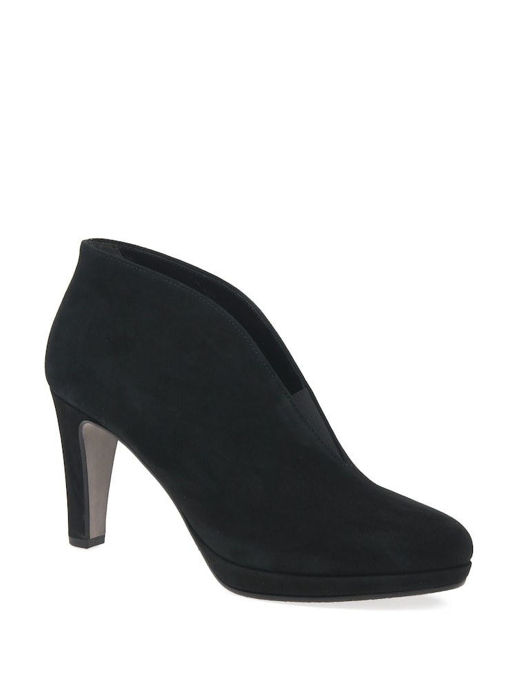 Gabor Amien Black Suede Ankle Shoes - Image 5 of 5
