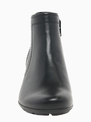 Gabor Heritage Black Leather Ankle Boots - Image 4 of 5