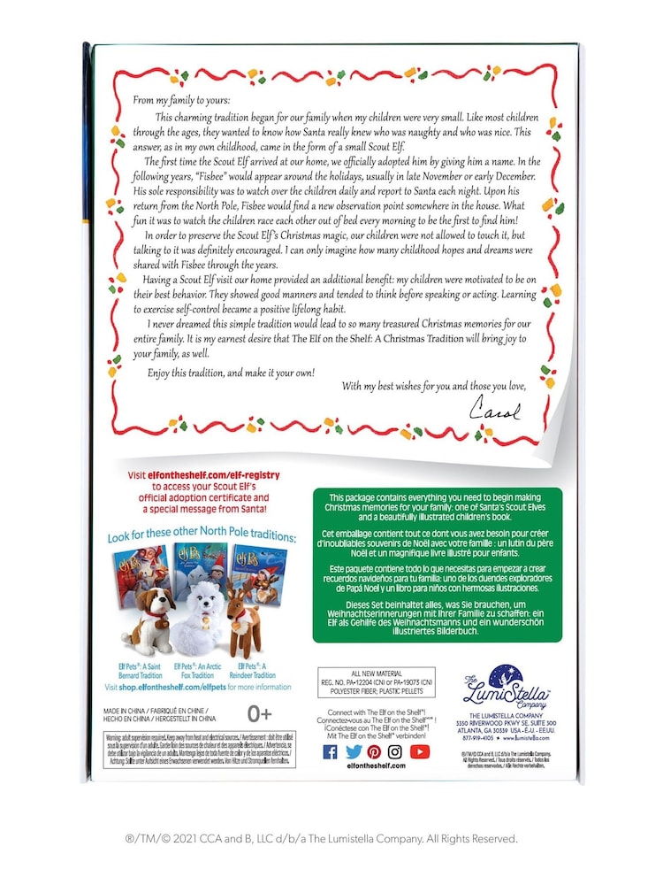 The Elf on the Shelf Christmas Tradition: Includes One Scout Elf Boy, Blue Eyes - Image 3 of 3