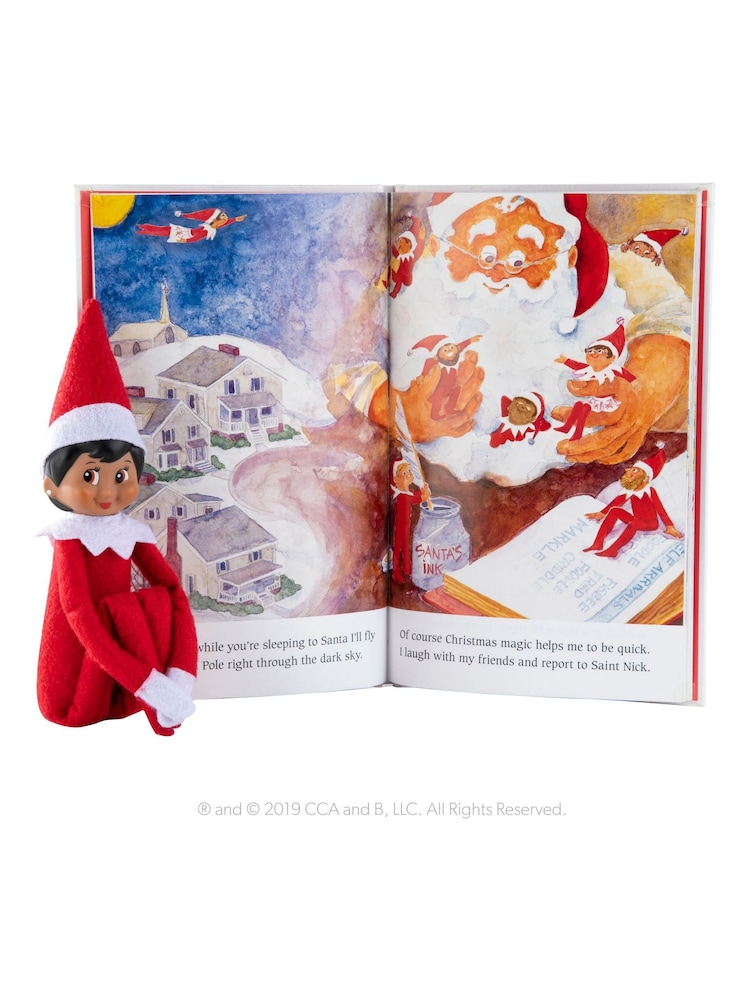 The Elf on the Shelf Christmas Tradition: Includes One Scout Elf Girl, Brown Eyes - Image 2 of 3
