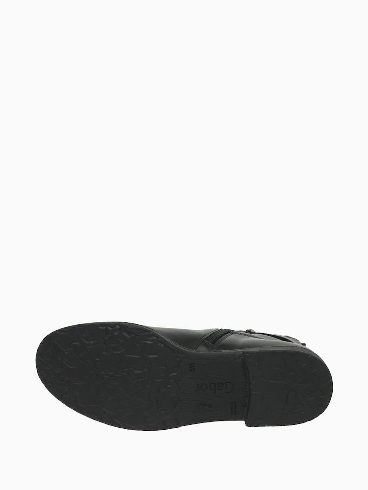 Gabor Nolene Black Leather Chelsea Boots - Image 6 of 6