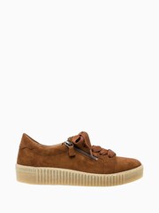 Gabor Brown Wisdom New Whiskey Suede Casual Shoes - Image 1 of 5