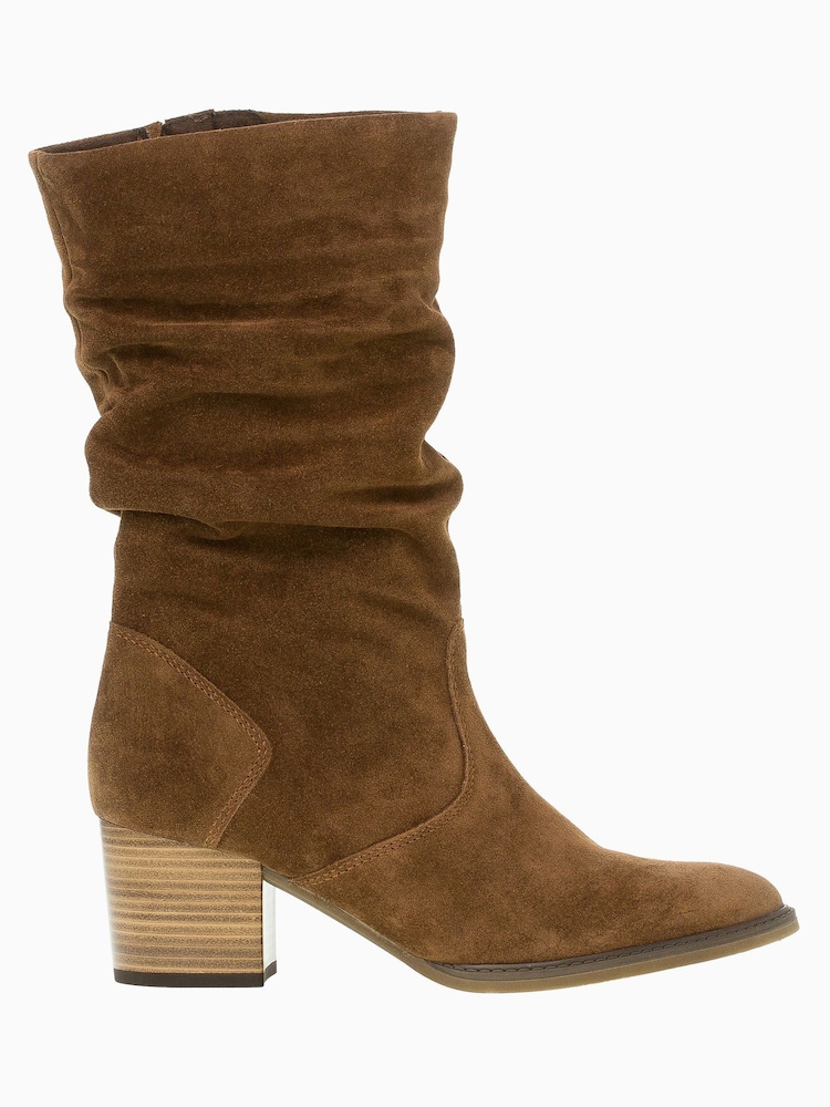 Gabor Ramona Suede Mid Leg Boots - Image 1 of 5