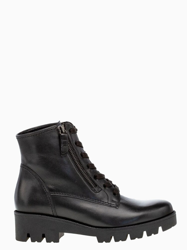 Gabor Black Jo Jo Leather Ankle Boots - Image 1 of 5