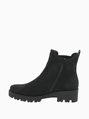 Gabor Newport Dark Grey Suede Chelsea Boots - Image 2 of 5