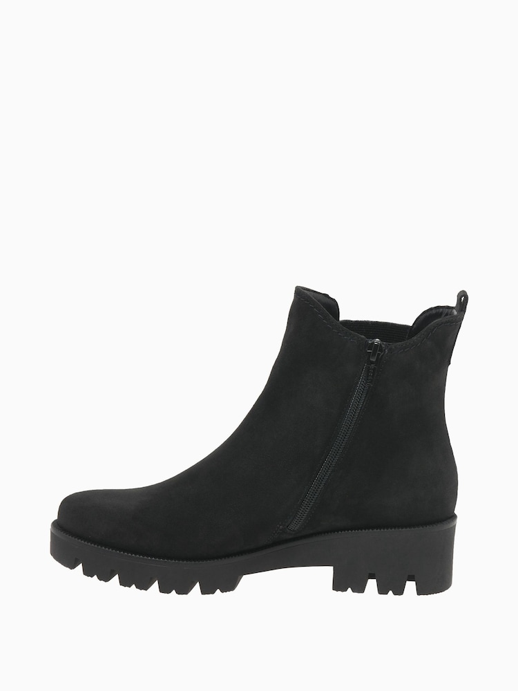 Gabor Newport Dark Grey Suede Chelsea Boots - Image 2 of 5