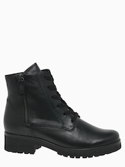 Gabor Black Zane Leather Ankle Boots - Image 1 of 6