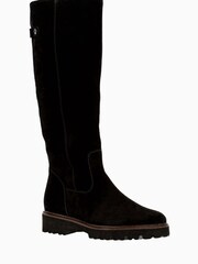 Gabor Black Be-Bop Suede Calf Long Boots - Image 5 of 5