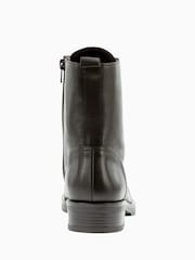Gabor Black Lady Military Ankle Boots - Image 5 of 5