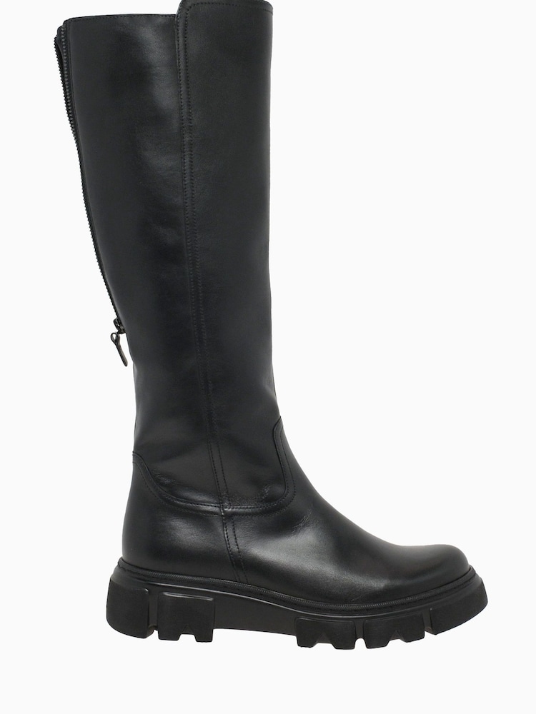 Gabor Juan Black Variable Calf Fit Boots - Image 1 of 4
