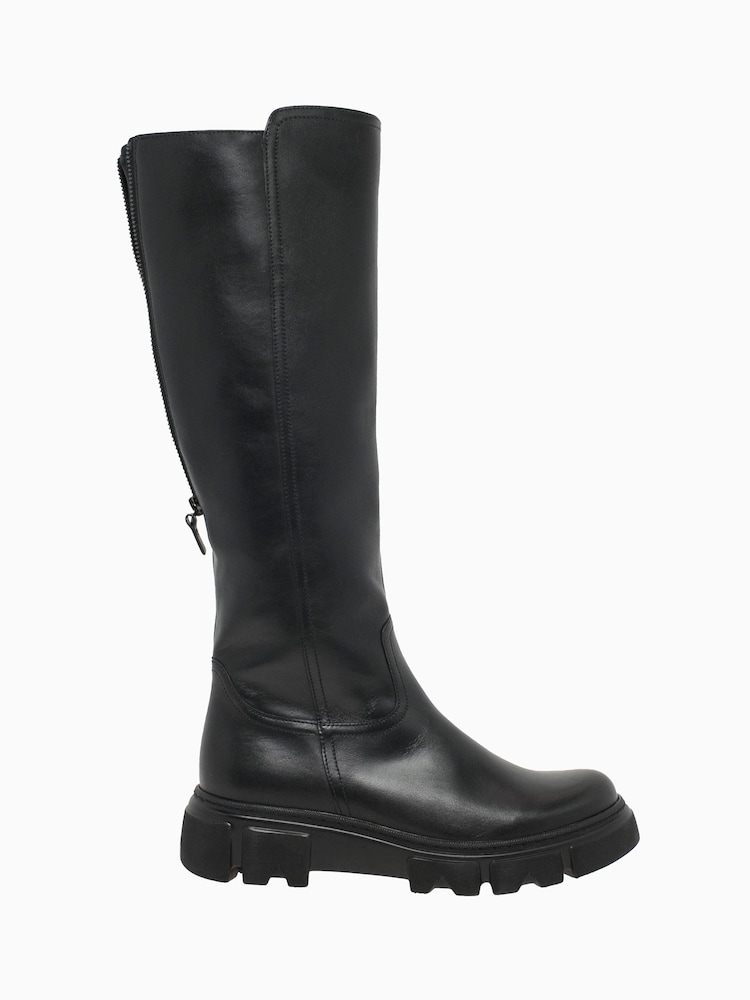 Gabor Juan Black Variable M Calf Fit Boots - Image 1 of 4