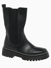 Gabor Black Gaby Leather Chelsea Boots - Image 3 of 6