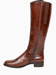 Gabor Brown Brook Medium Calf Fit Leather Long Boots - Image 3 of 3