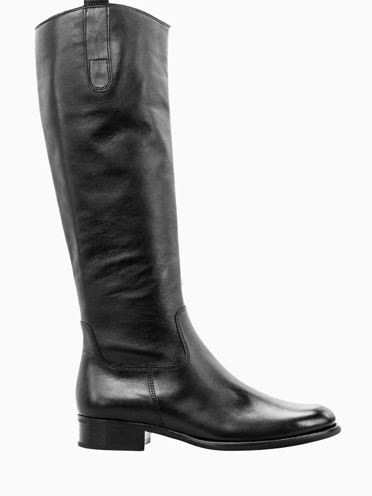 Gabor Brook Slim Calf Fit Leather Long Boots - Image 1 of 5
