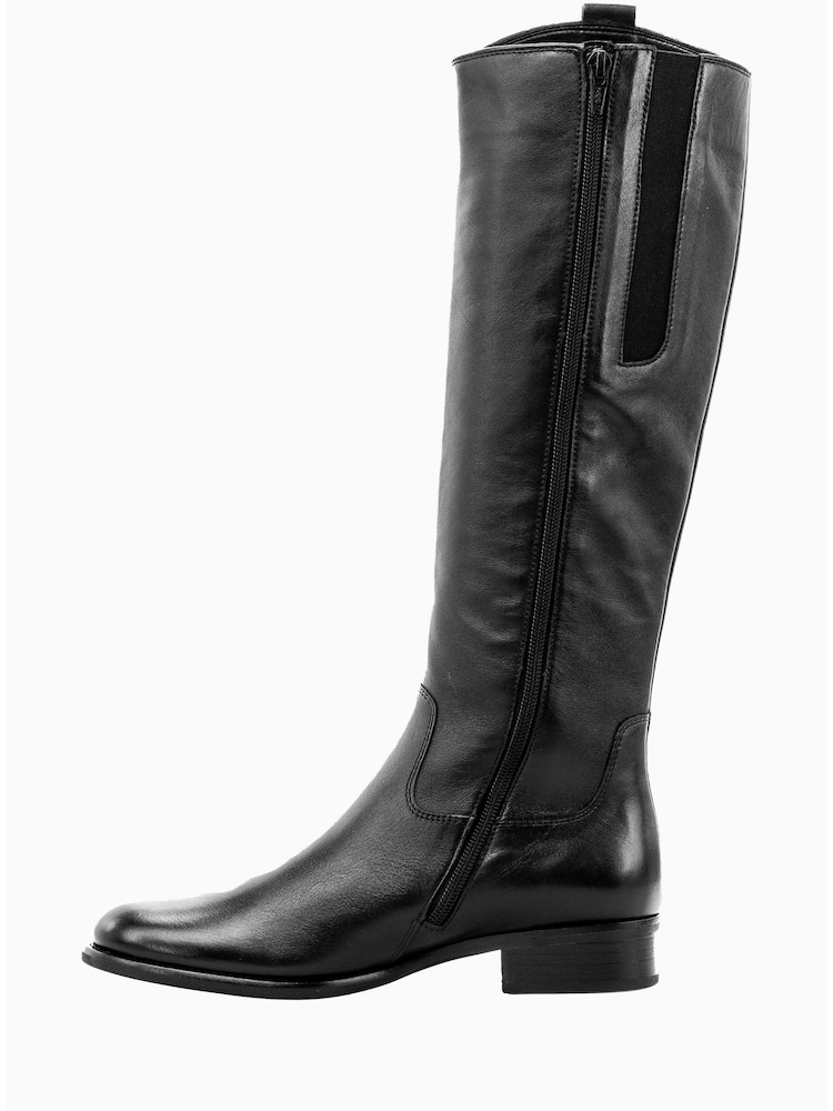 Gabor Brook Slim Calf Fit Leather Long Boots - Image 2 of 5