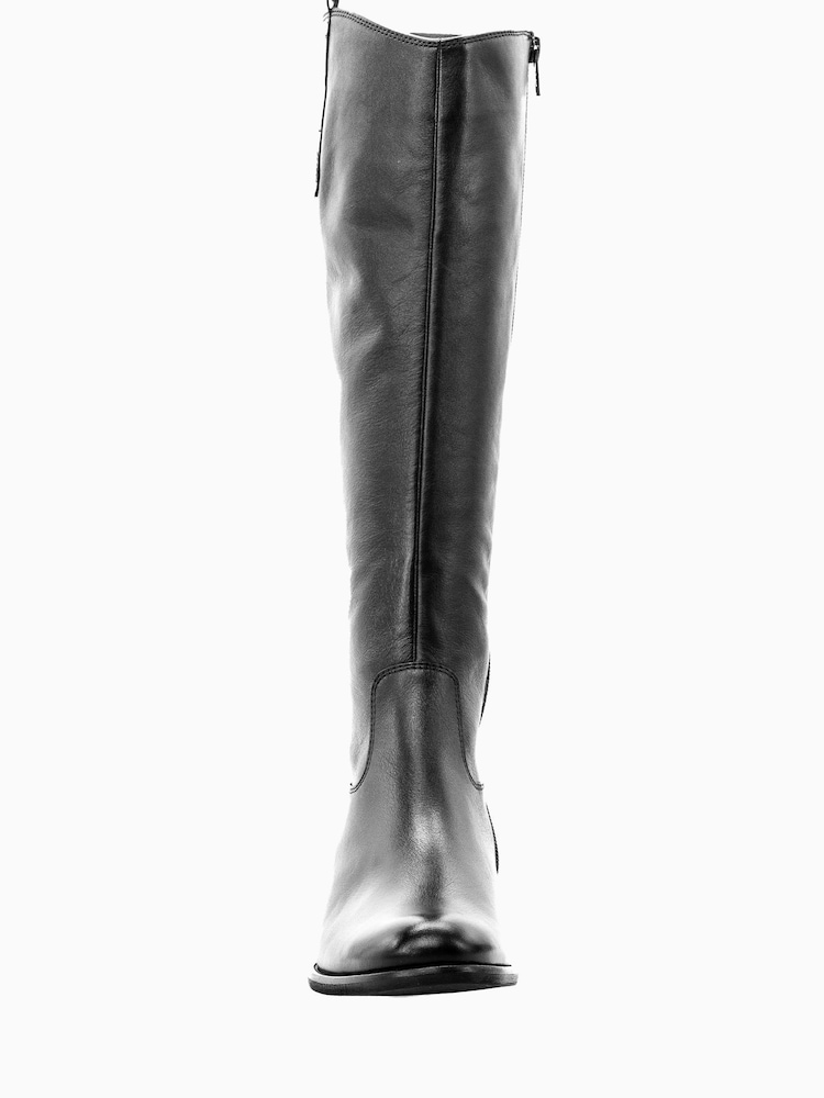 Gabor Brook Slim Calf Fit Leather Long Boots - Image 3 of 5