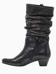 Gabor Black Rachel Calf Leather Boots - Image 2 of 5