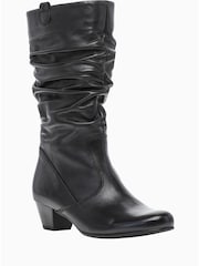 Gabor Black Rachel Calf Leather Boots - Image 3 of 5