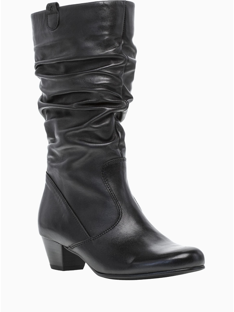 Gabor Black Rachel Calf Leather Boots - Image 3 of 5