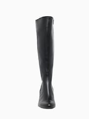 Gabor Black Maybe Slim Fit Long Leather Boots - Image 4 of 5