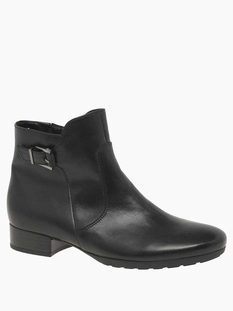 Gabor Bolan Leather Ankle Boots - Image 1 of 4 Gabor Bolan Leather Ankle Boots - Image 1 of 4