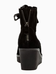 Gabor Ulrika Black Suede Ankle Boots - Image 5 of 5