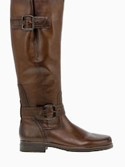 Gabor Nevada	Brown Sattel M Vario Calf Fit Boots - Image 1 of 5