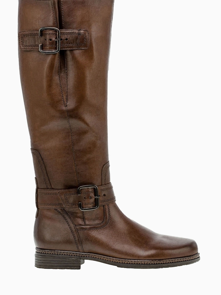 Gabor Nevada Brown Sattel M Vario Calf Fit Boots - Image 1 of 5 Gabor Nevada Brown Sattel M Vario Calf Fit Boots - Image 1 of 5